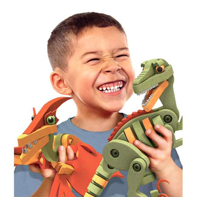 Velociraptor & Pterosaur - - Fat Brain Toys