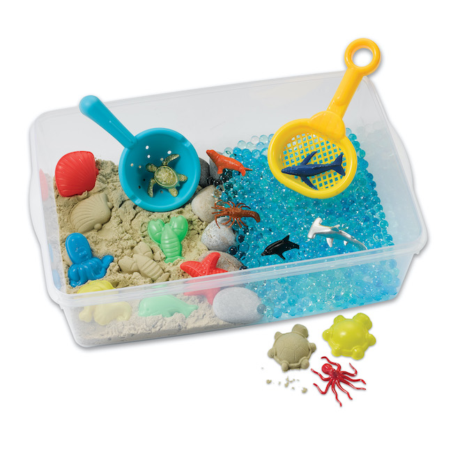 Sensory Bin Ocean and Sand Fat Brain Toys