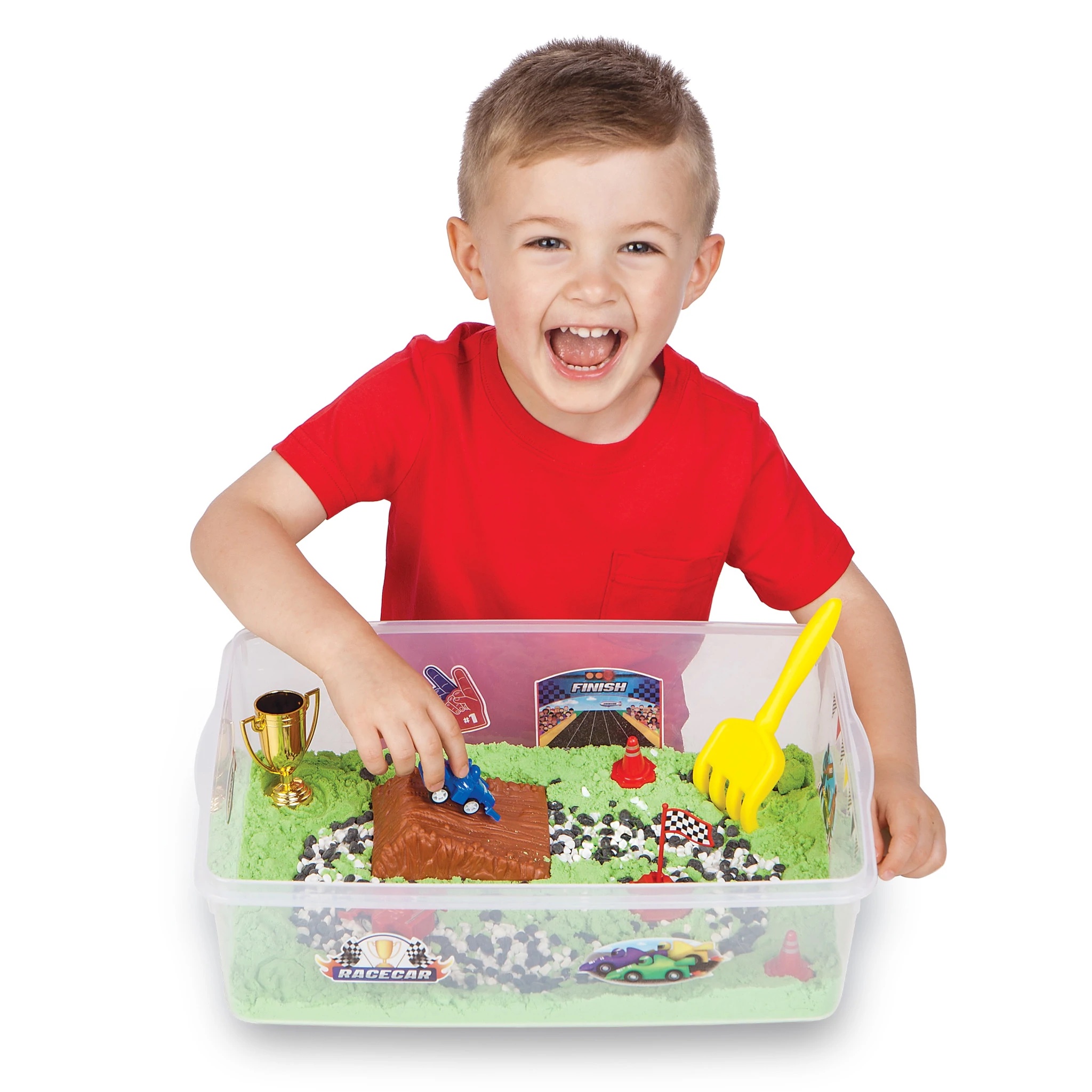 Sensory Bin Race Track Fat Brain Toys