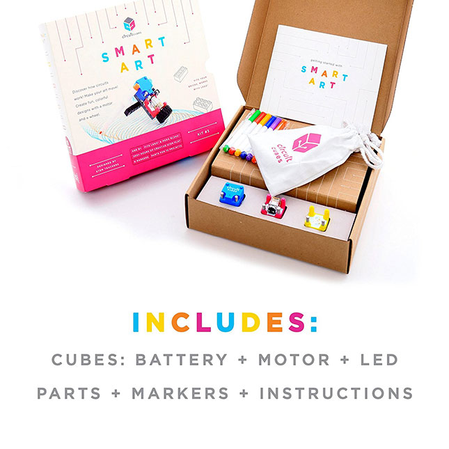 smart art circuit cubes