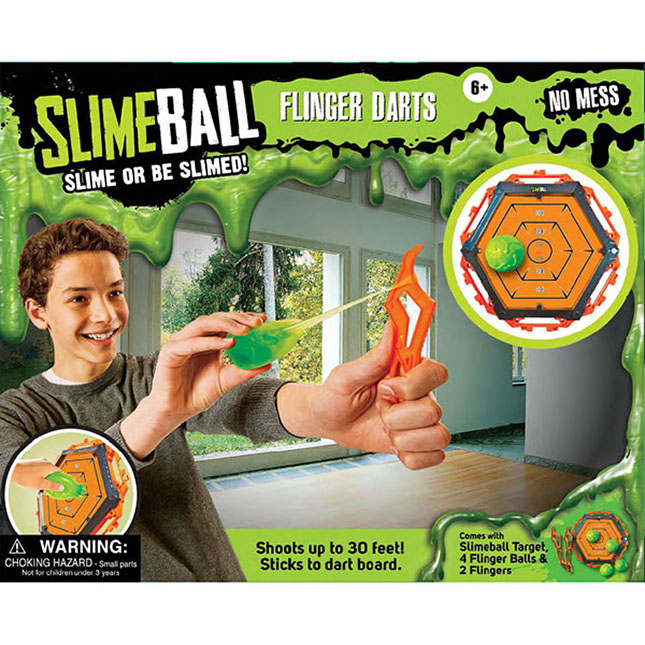 Slimeball Flinger Darts - - Fat Brain Toys