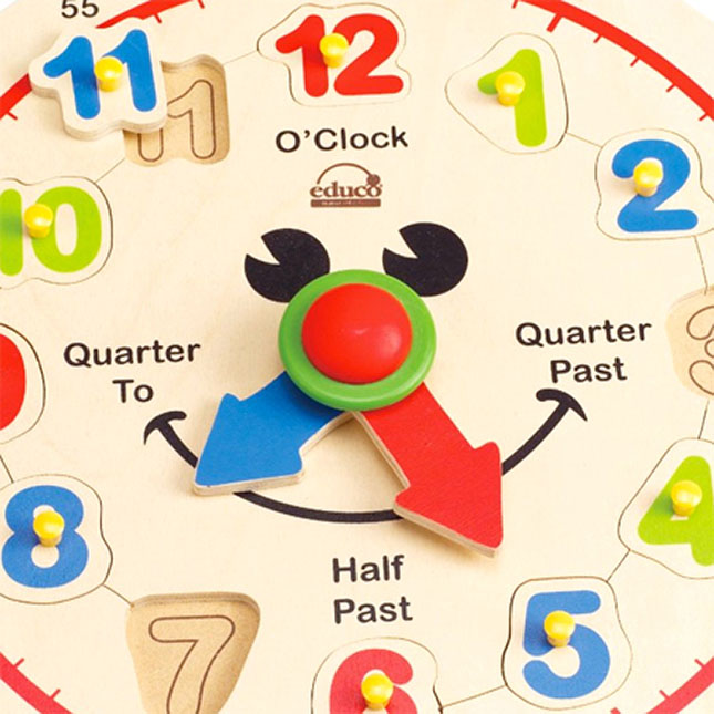 Educo Happy Hour Clock Fat Brain Toys