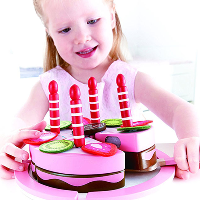 Double Flavored Birthday Cake - - Fat Brain Toys