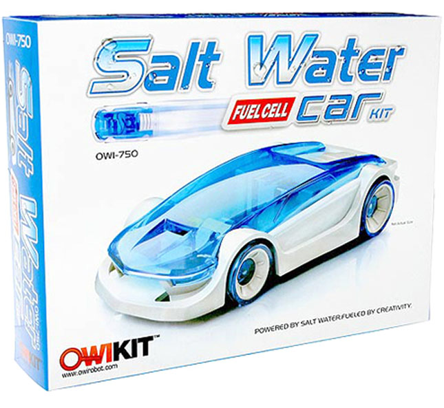 Construct and Create Salt Water Fuel Cell Engine Car educational toy 
