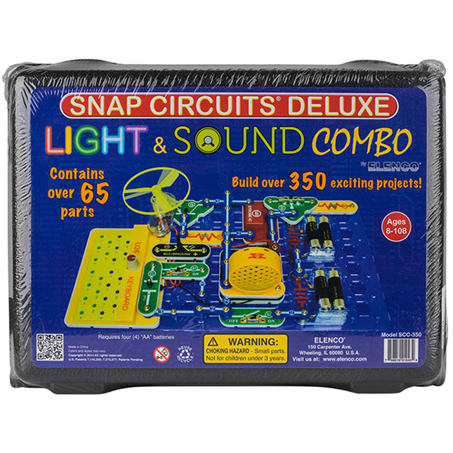 Snap Circuits Deluxe Light & Sound Combo Fat Brain Toys