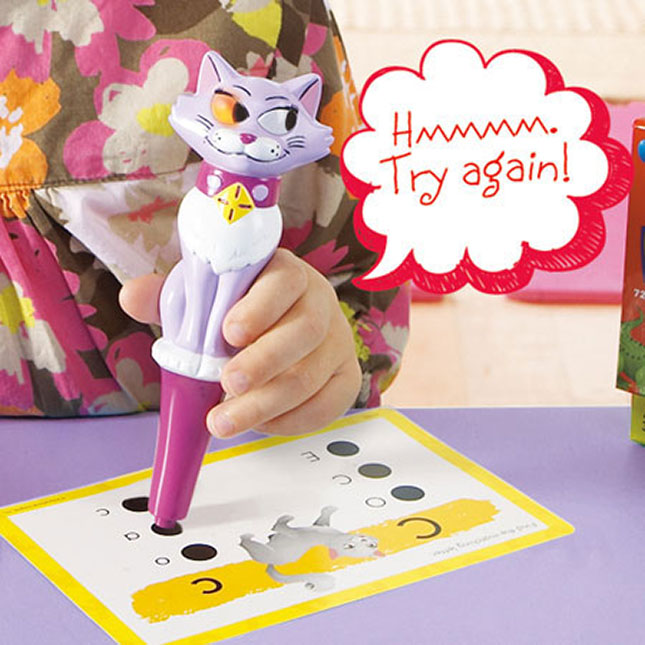 Hot Dots Jr. Kat the Talking Teaching Kitty - - Fat Brain Toys