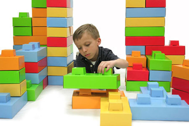 Dado Cardboard Bricks - - Fat Brain Toys