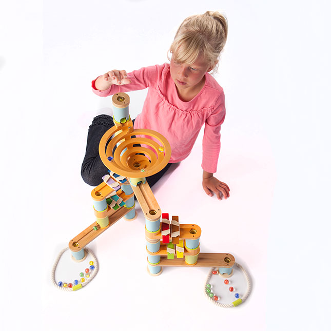 Bamboo Builder Marble Run