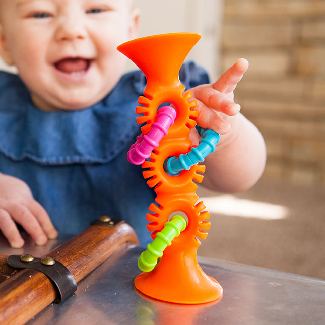 1x Fat Brain Toys pipSquigz Suction Building Set Preschool Developmental Game for sale online 