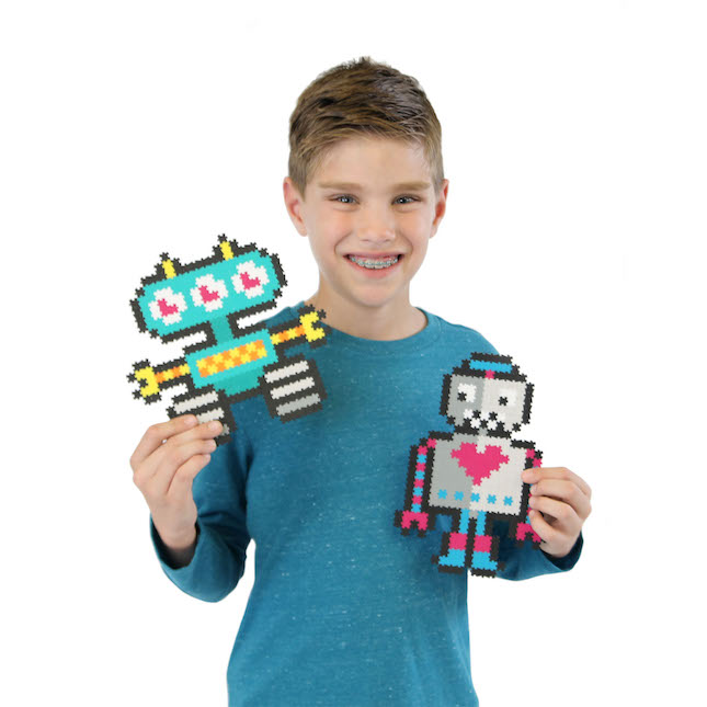 Jixelz 700 pc Set - Roving Robots - - Fat Brain Toys