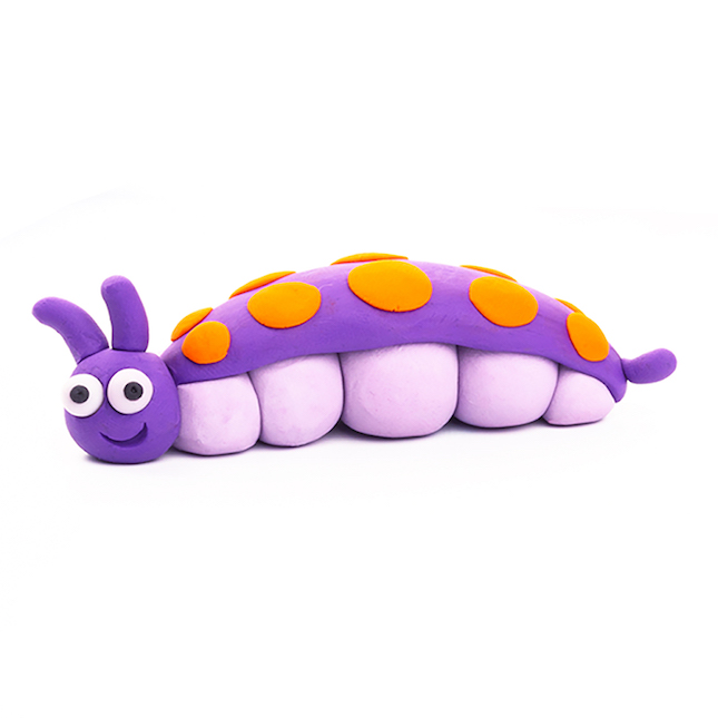 Hey Clay Claymates Caterpillar - Fat Brain Toys - Dancing Bear Toys
