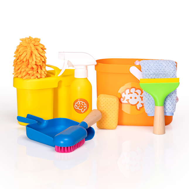 Play Brainy Kids Cleaning Cart Set Toy for Kids