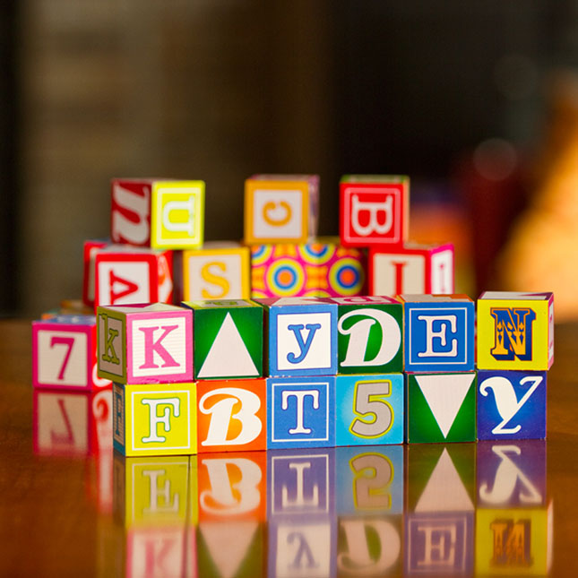Personalized Name Blocks Fat Brain Toys