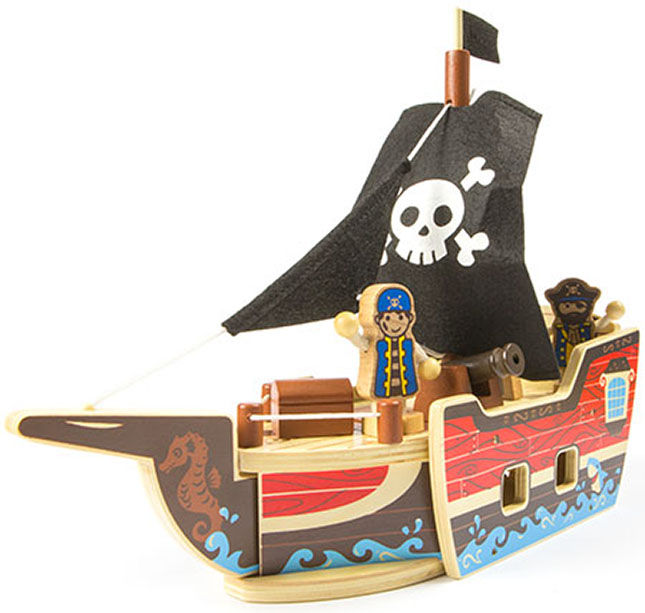 Pirate Ship - - Fat Brain Toys