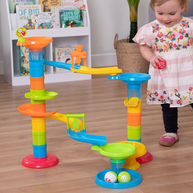Roll & Bounce Tower Building & Construction Fat Brain Baby