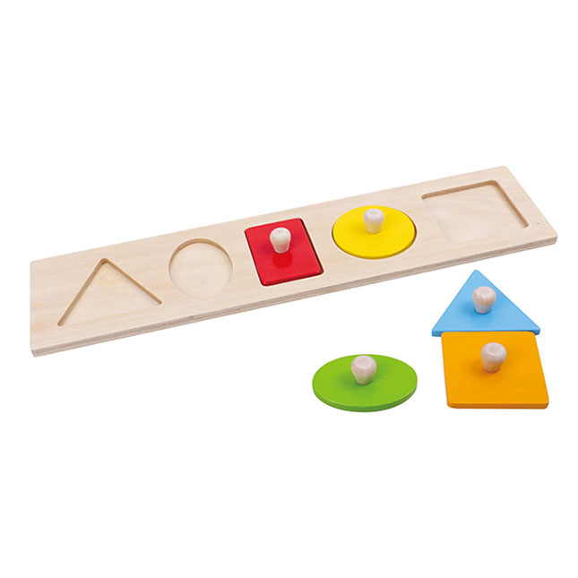 Let's Learn Shapes! Wooden Puzzle - Best for Ages 1 to 2