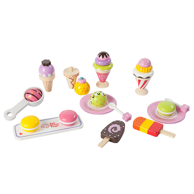 toy ice cream scoop set
