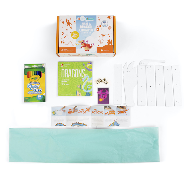 Surprise Ride - Make a Dragon Chomper Activity Kit - - Fat Brain Toys