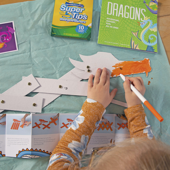 Surprise Ride - Make a Dragon Chomper Activity Kit - - Fat Brain Toys