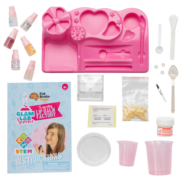 Glam Lab Science Lip Balm Factory Fat Brain Toys
