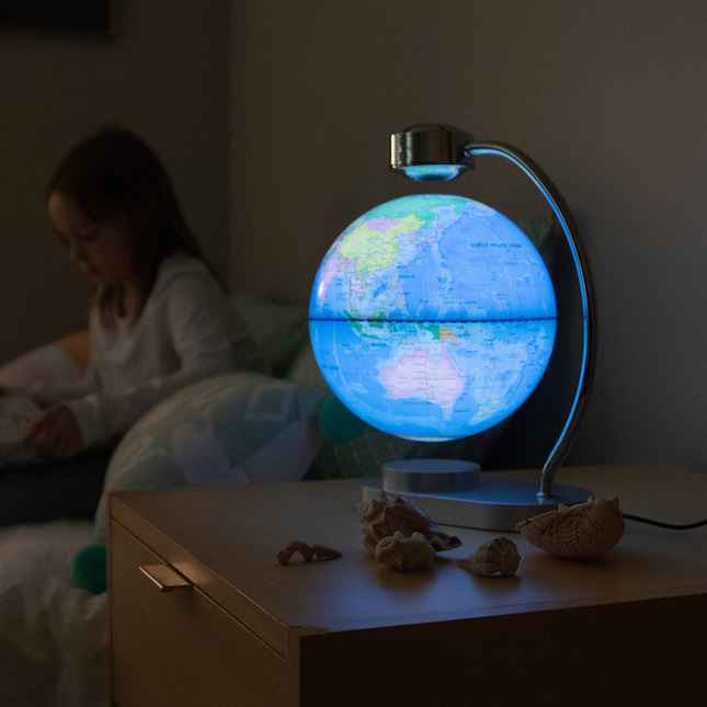 Levitating Illuminated Globe - - Fat Brain Toys