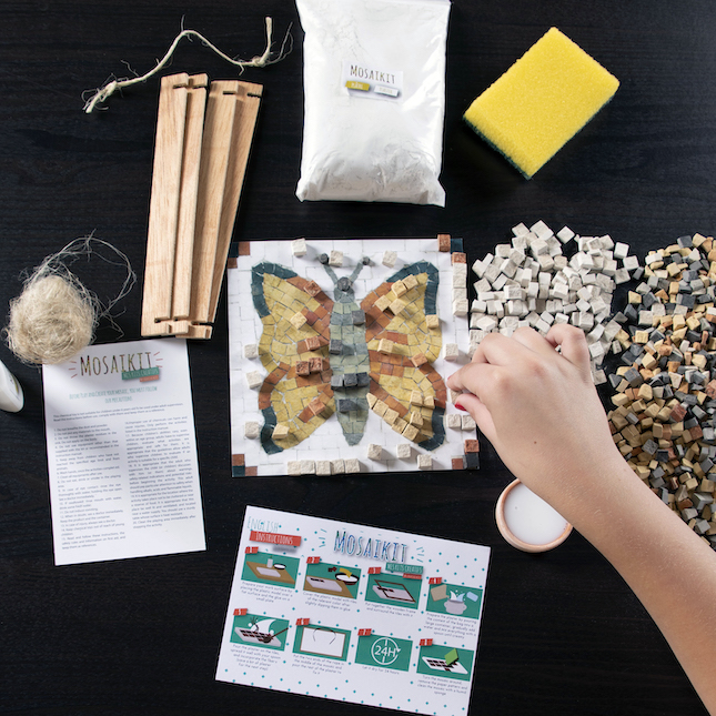 Make A Real Mosaic Butterfly Fat Brain Toys