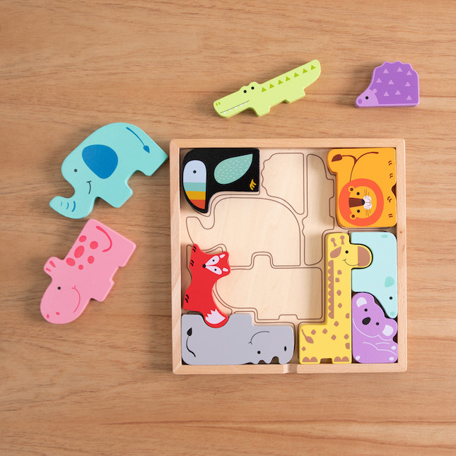 Wooden cheap animal jigsaw