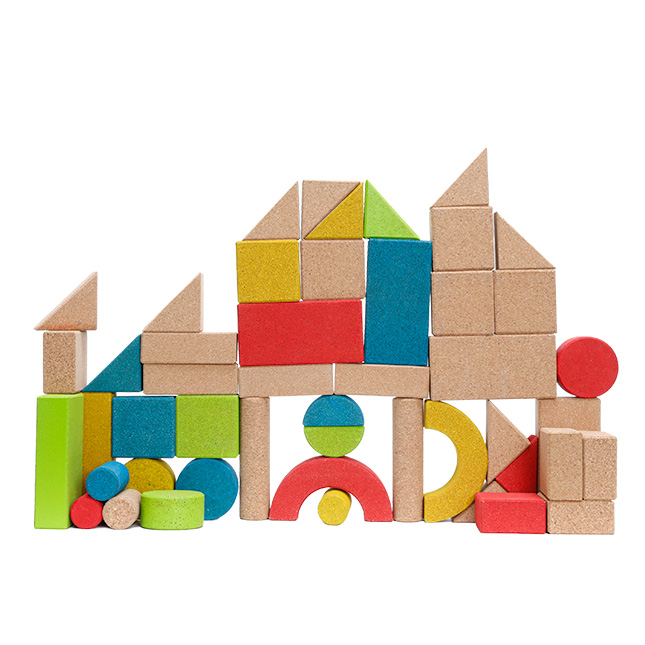 Cork Stackable Blocks Korki KIDS - SKLUM