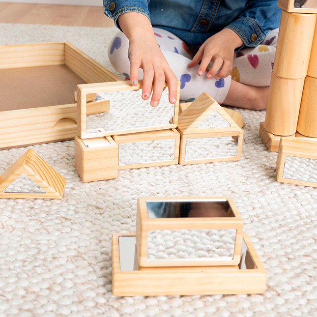 Montessori Woodwerks Cork Blocks - 48pc set