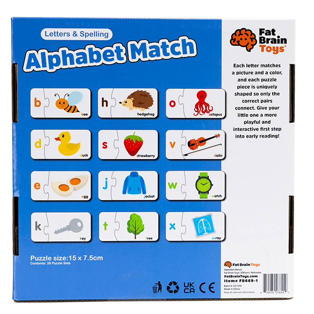Alphabet Match - Best Early Learning Toys for Ages 3 to 6