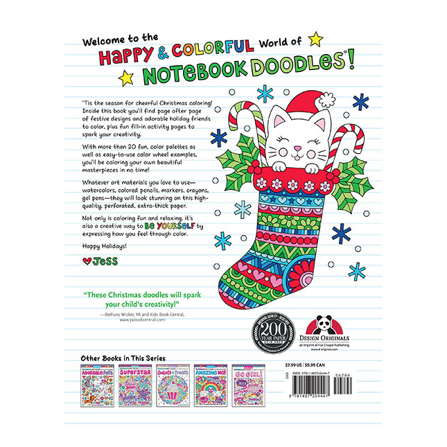 Notebook Doodles Christmas - Coloring & Activity Book