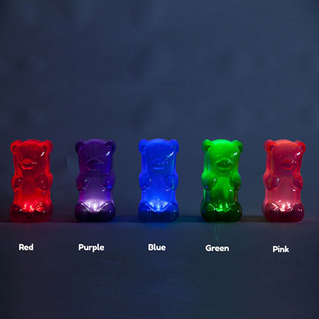 Gummy Goods Gummy Bear Night Light, Purple