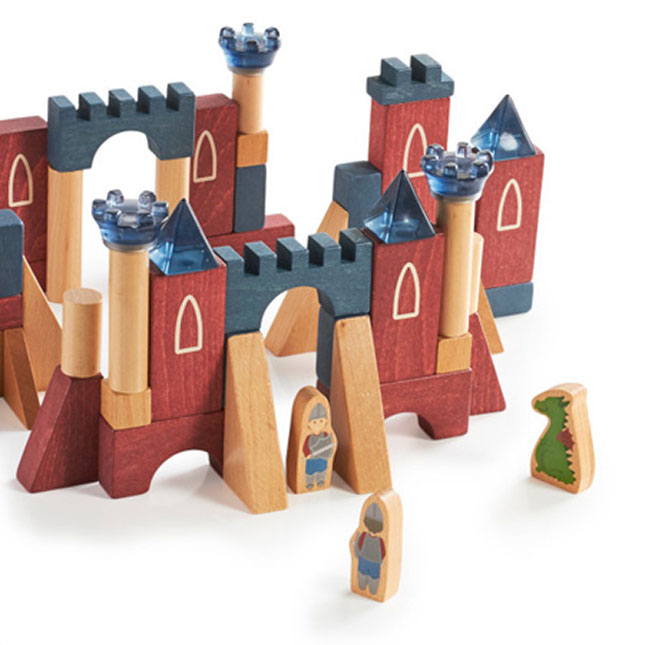 Medieval Castle Blocks - - Fat Brain Toys