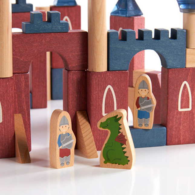 Medieval Castle Blocks - - Fat Brain Toys