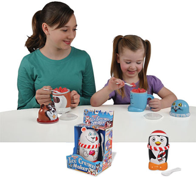 MUGZ Mini Ice Cream & Slushy Maker, Penguin - GeospacePlay