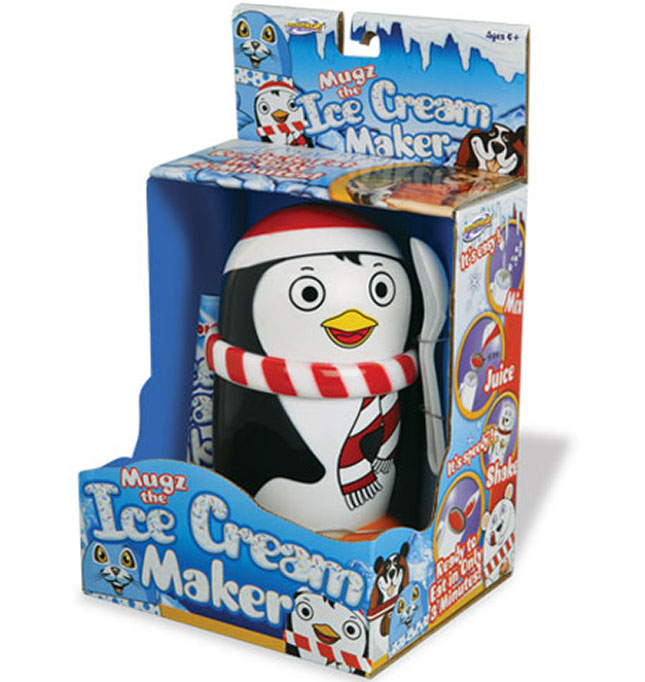 MUGZ Mini Ice Cream & Slushy Maker, Penguin - GeospacePlay