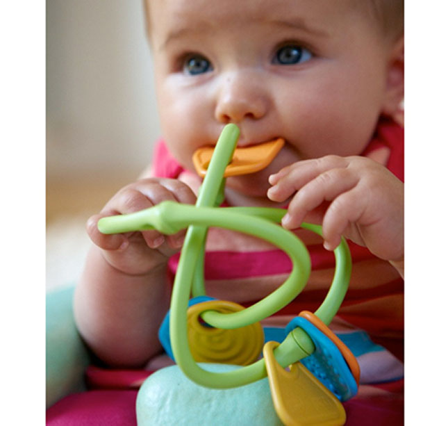 Green Toys Twist Teether Fat Brain Toys