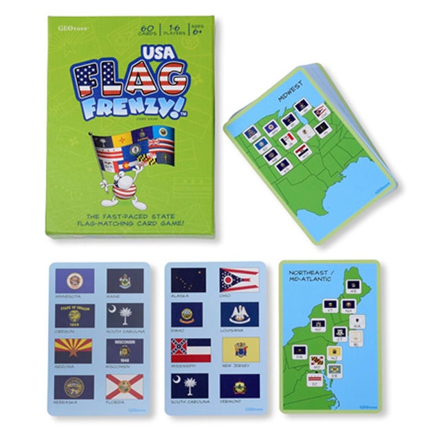 Flag Frenzy USA - - Fat Brain Toys