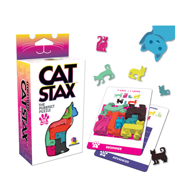 Cat Stax - Best Brainteasers for Ages 11 to 12 - Fat Brain Toys