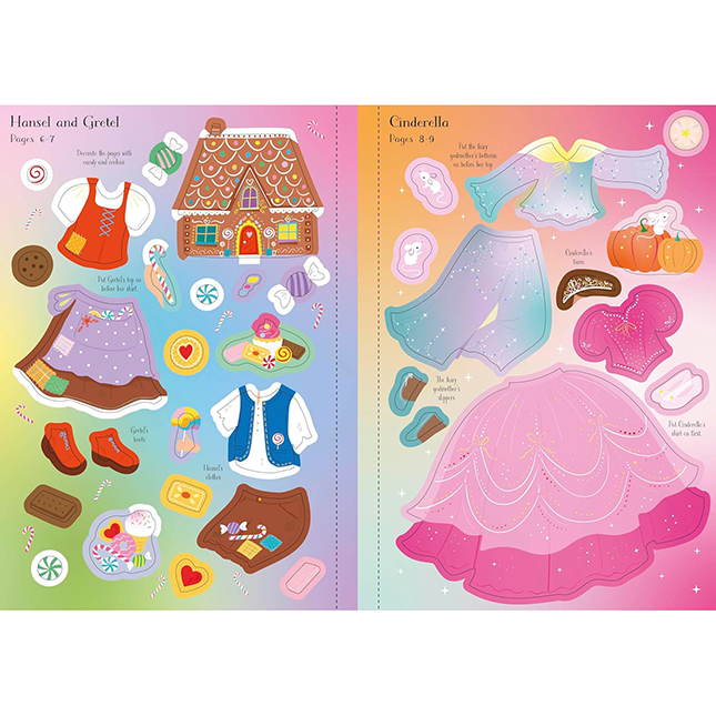 little sticker dolly dressing fairy Little Sticker Dolly Dressing Rainbow Fairy by Fiona Watt