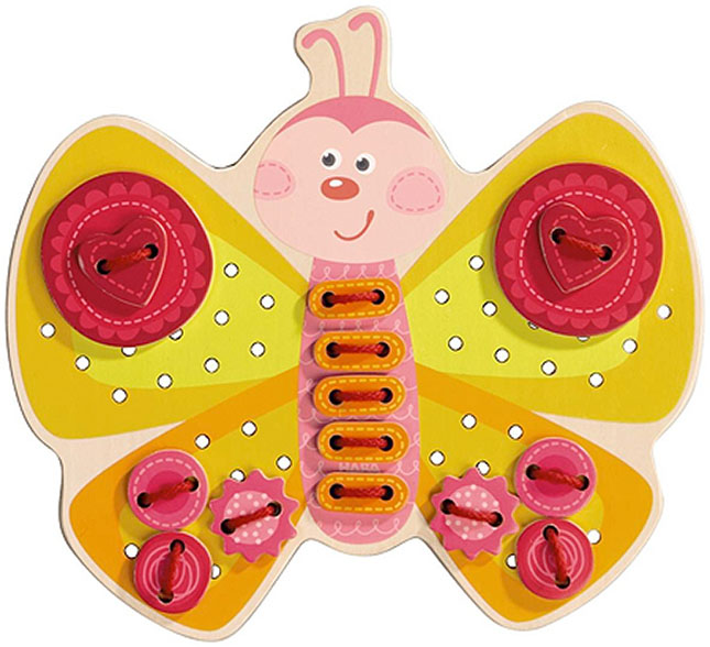 Butterfly Threading Game Fat Brain Toys