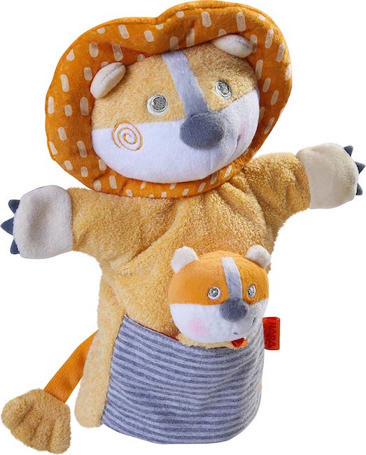 Puppet Lion with Cub - - Fat Brain Toys