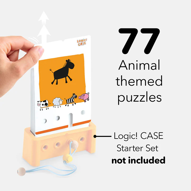 HABA LogiCASE Set Extension Animali - 77 Puzzle Per Bambini 4+ Anni - Gioco Educativo Di Logica - 2