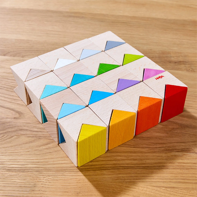 Colorful Triangles Building Blocks - Best Brainteasers for Ages 4 to 7