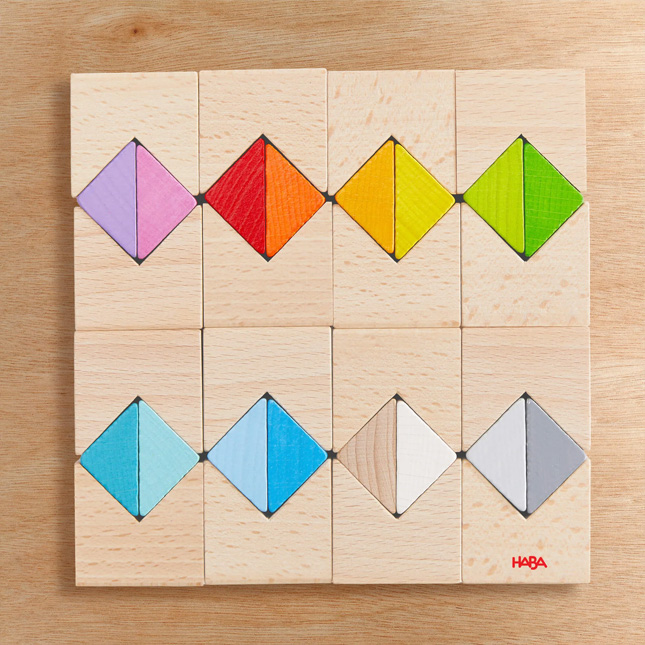 Colorful Triangles Building Blocks - Best Brainteasers for Ages 4 to 7