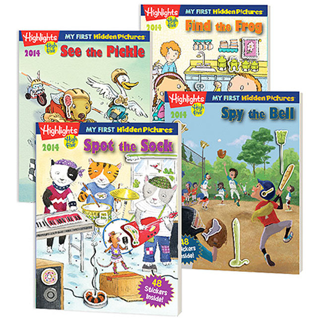 Highlights My First Hidden Pictures 2014 - 4 Book Set