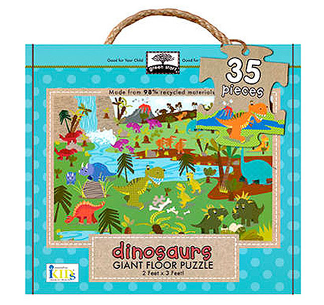 Puzzle - Puzzle 4 en 1 - Dinosaurus - Dino - Puzzle - Jeux - Fille