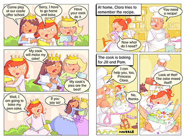 Clara the Klutz Phonic Comics Clara the Klutz Phonic Comics