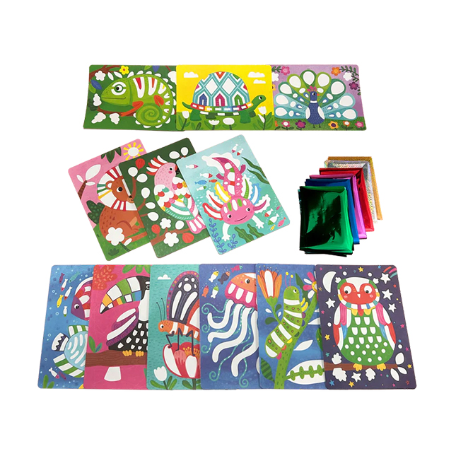 Foil-Tastic Foil Art Kit - Awesome Animals - Best for Ages 6 to 11