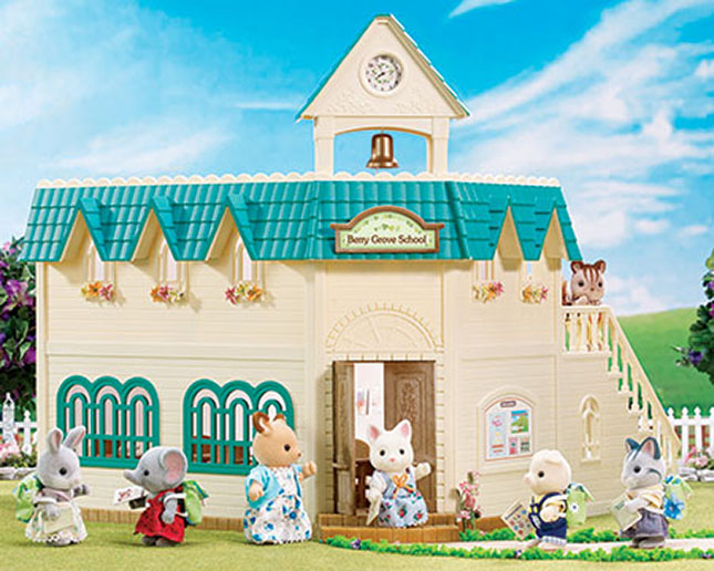 Calico Critters Berry Grove School Fat Brain Toys